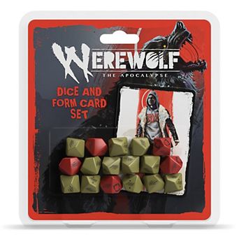 Renegade Game Studio Werewolf: The Apocalypse 5th Edition Roleplaying Game Dice & Form Card Set