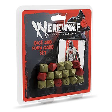 Renegade Game Studio Werewolf: The Apocalypse 5th Edition Roleplaying Game Dice & Form Card Set