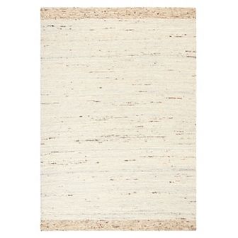 Town and Country Terra Montana Textured Border Handcrafted 100% Wool Runner Area Rug