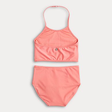 Girls 7-16 Limited Too Crochet Halter Tankini Set
