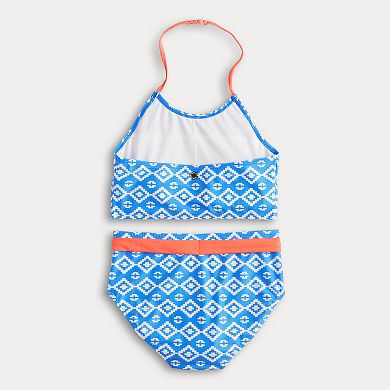 Girls 7-16 Limited Too Tankini & Belted Bottom Two-Piece Swim Set