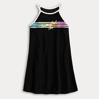 Girls 7-16 Limited Too Terry High Neck Cover-Up