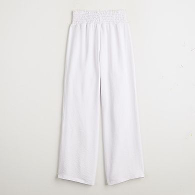 Girls 7-16 Limited Too Swim Cover Up Pants with Smocked Waistband