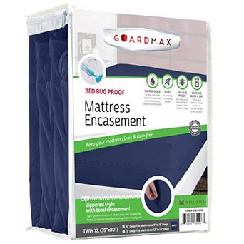 Guardmax Waterproof Zippered Mattress Encasement