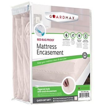 Guardmax Waterproof Zippered Mattress Encasement
