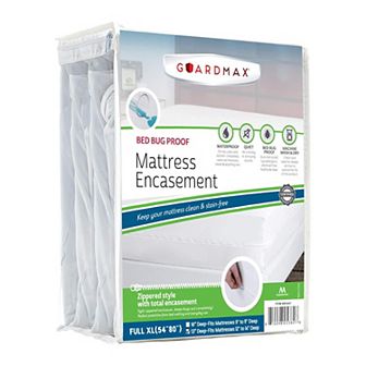 Guardmax Waterproof Zippered Mattress Encasement