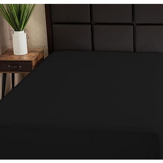 Superity Linen 100% Cotton Breathable Fitted Sheet 44 Inch