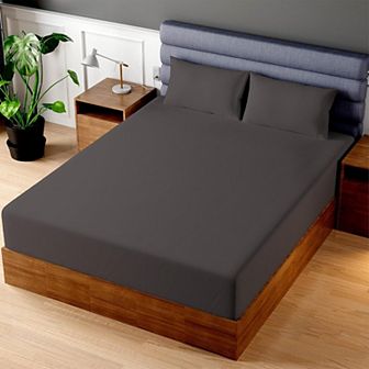 Superity Linen 100% Cotton Breathable Fitted Sheet 44 Inch