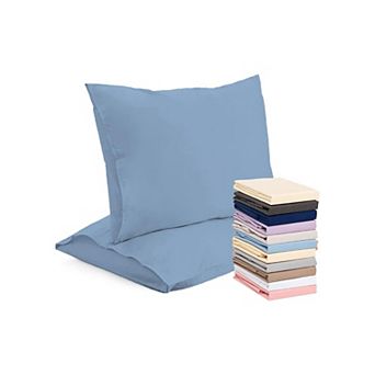 Superity Linen Cotton Pillow Cases Envelope Closure (set Of 2)