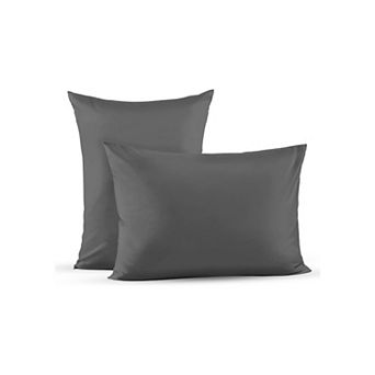 Superity Linen Cotton Pillow Cases Envelope Closure (set Of 2)
