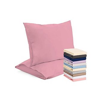 Superity Linen Cotton Pillow Cases Envelope Closure (set Of 2)