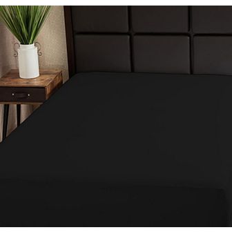 Superity Linen 100% Cotton Breathable Fitted Sheet Short Queen