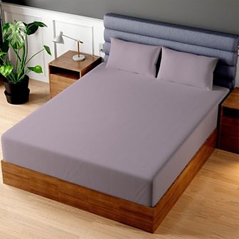 Superity Linen 100% Cotton Breathable Fitted Sheet