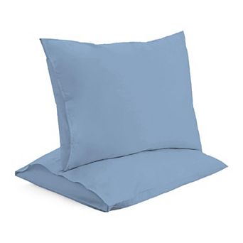 Superity Linen Cotton Pillow Cases Envelope Closure (set Of 2)