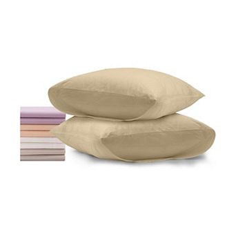 Superity Linen Cotton Pillow Cases Envelope Closure (set Of 2)