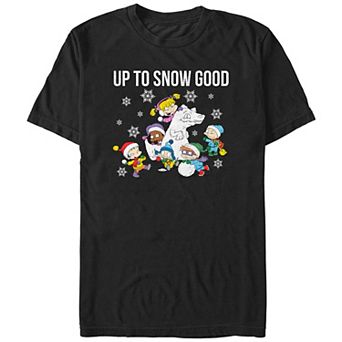 Big & Tall Rugrats Gang Up To Snow Good Graphic Tee