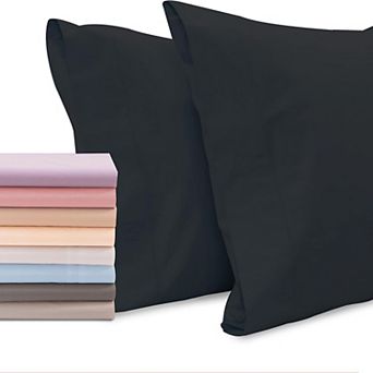 Superity Linen Cotton Pillow Cases Open Enclosure (set Of 2)