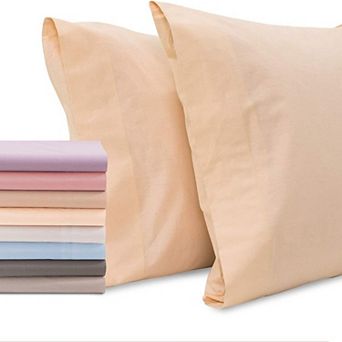 Superity Linen Cotton Pillow Cases Open Enclosure (set Of 2)