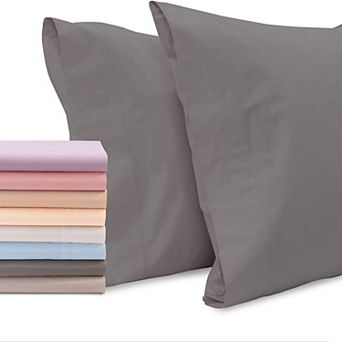 Superity Linen Cotton Pillow Cases Open Enclosure (set Of 2)