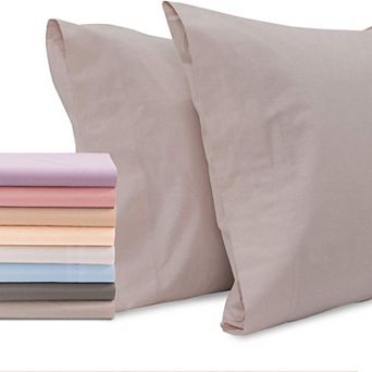 Superity Linen Cotton Pillow Cases Open Enclosure (set Of 2)