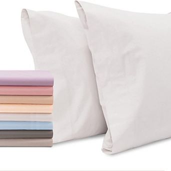 Superity Linen Cotton Pillow Cases Open Enclosure (set Of 2)