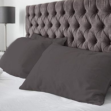 Superity Linen Cotton Pillow Cases Open Enclosure (set Of 2)