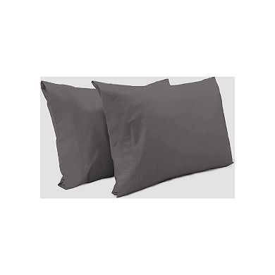 Superity Linen Cotton Pillow Cases Open Enclosure (set Of 2)