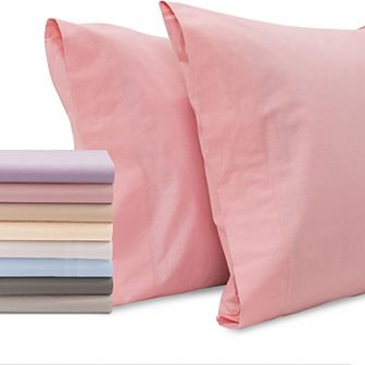 Superity Linen Cotton Pillow Cases Open Enclosure (set Of 2)