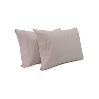 Superity Linen Cotton Pillow Cases Open Enclosure (set Of 2)