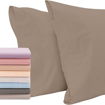 Superity Linen Cotton Pillow Cases Open Enclosure (set Of 2)