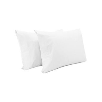 Superity Linen Cotton Pillow Cases Open Enclosure (set Of 2)