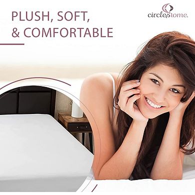 Circles Home Cotton Sateen Fitted Sheets