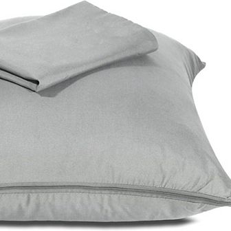 Micropuff Microfiber Pillow Protector With Zipper (2 Pack)