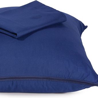 Micropuff Microfiber Pillow Protector With Zipper (2 Pack)