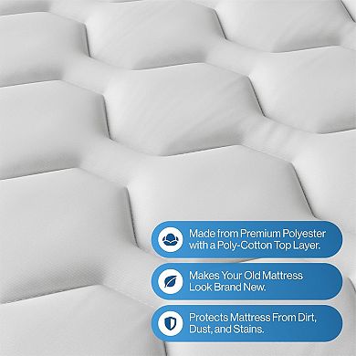The Grand Down Alternative Fitted Mattress Pad cover