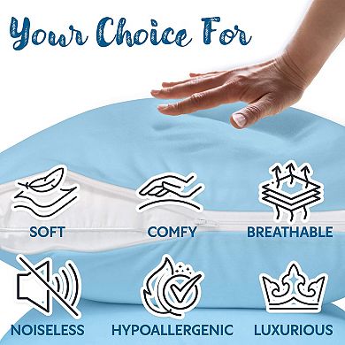 Guardmax Waterproof Pillow Protector With Zipper (1 Pack)