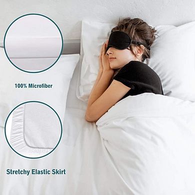 Micropuff Brushed Microfiber Fitted Sheet