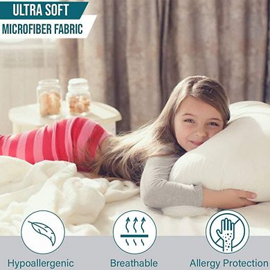 Micropuff Brushed Microfiber Fitted Sheet