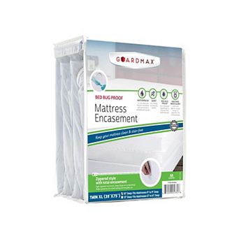 Guardmax Waterproof Zippered Mattress Encasement