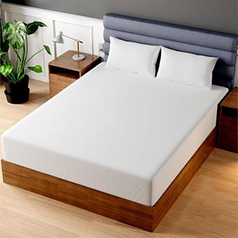 Superity Linen 100% Cotton Breathable Fitted Sheet 33 Inch