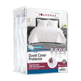 Guardmax Waterproof White Zippered Duvet Cover