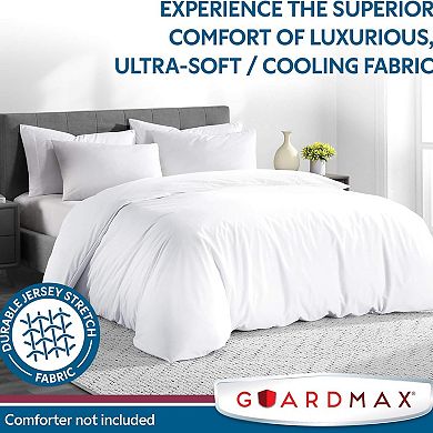 Guardmax Waterproof White Zippered Duvet Cover