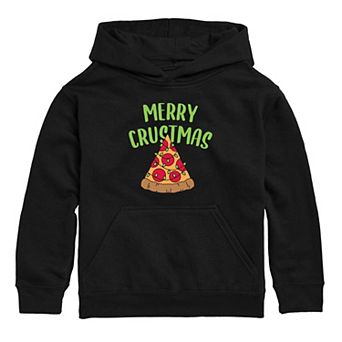 Boys 8-20 Merry Crustmas Pizza Graphic Hoodie