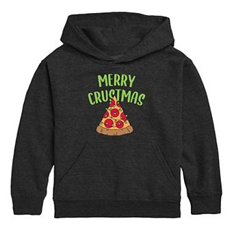 Boys 8-20 Merry Crustmas Pizza Graphic Hoodie