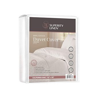 Superity Linen 100% Cotton Duvet Cover