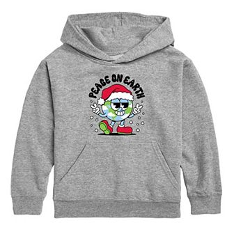 Boys 8-20 Peace On Earth Mascot Graphic Hoodie