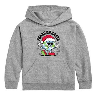 Boys 8-20 Peace On Earth Mascot Graphic Hoodie