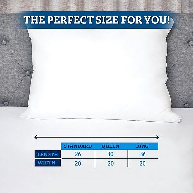 The Grand Poly-cotton Zippered Pillow Protector 8 Pack