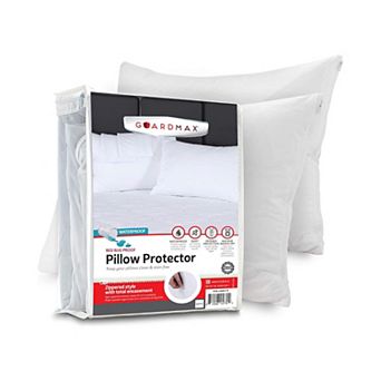 Guardmax Waterproof Zippered Pillow Protector 8 Pack
