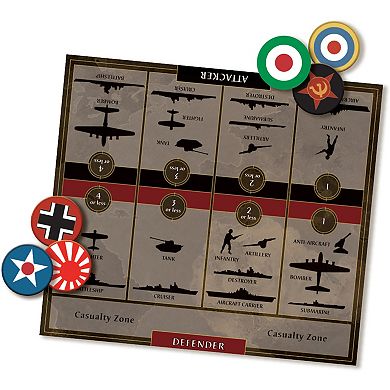 Renegade Game Studio Axis & Allies: Anniversary Edition 40th Anniversary Deluxe Edition WWII Board Game